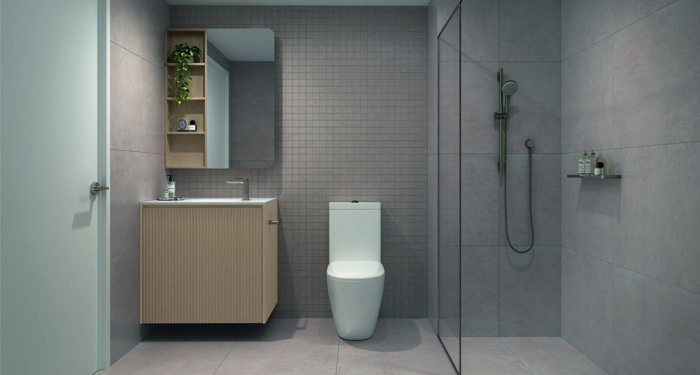 Artist’s impression of a Gateway bathroom