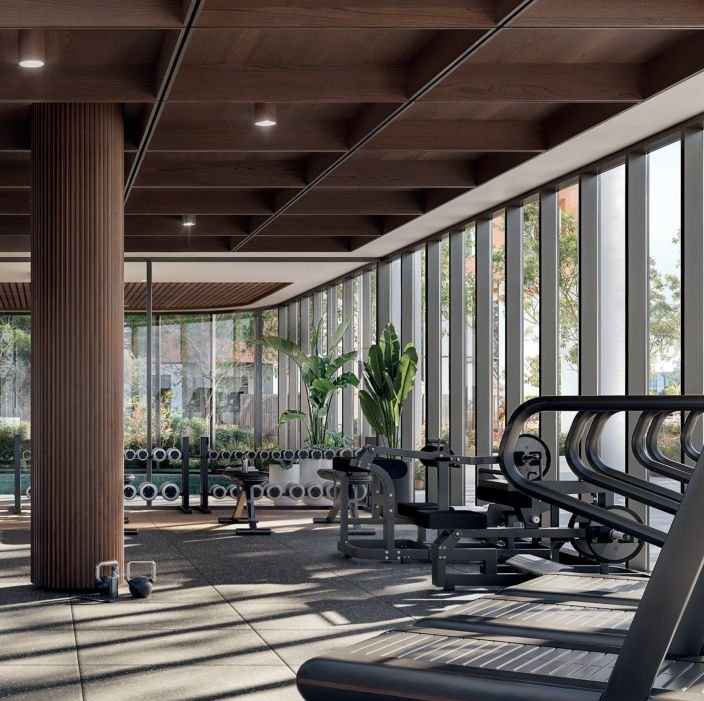 Artist’s impression of the residents’ gym