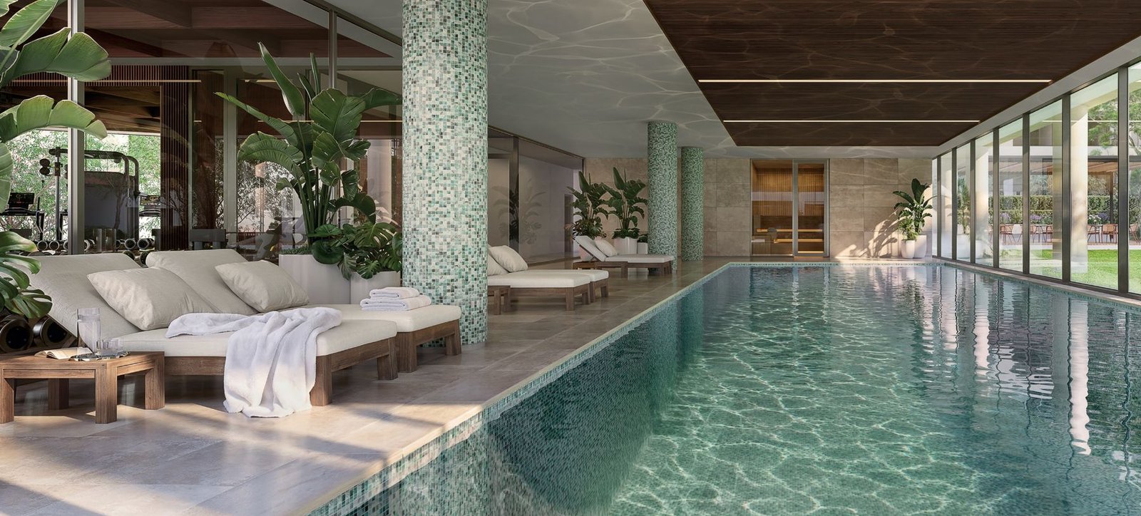 Artist’s impression of the indoor pool at Gateway